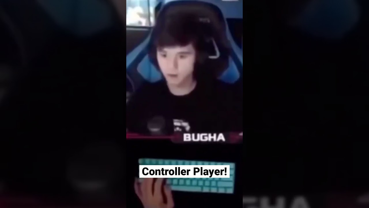 Bugha imitates controller player 