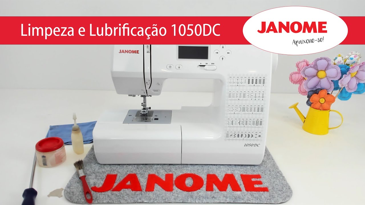 Limpeza e lubrificação Janome 1050DC
