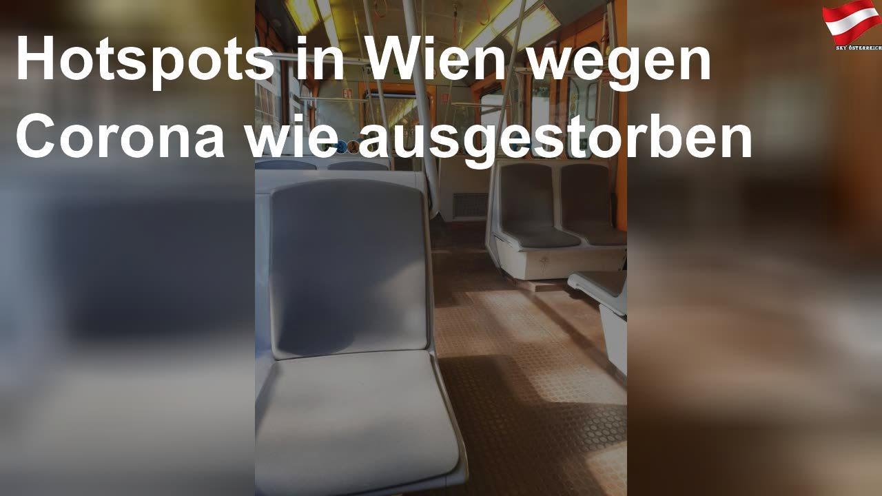 Hotspots in Wien wegen Corona wie ausgestorben