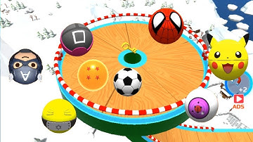 Sky Rolling Balls  -  All Level Gameplay Android,iOS   NEW APK BIG UPDATE