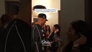 Girls couldn’t stop looking at Marlon after he arrived at Silky’s party 😭 #shorts #fypシ #marlon