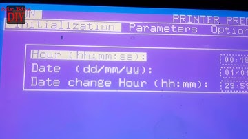 How to set a Date & Time in Markem-imaje Model:9040