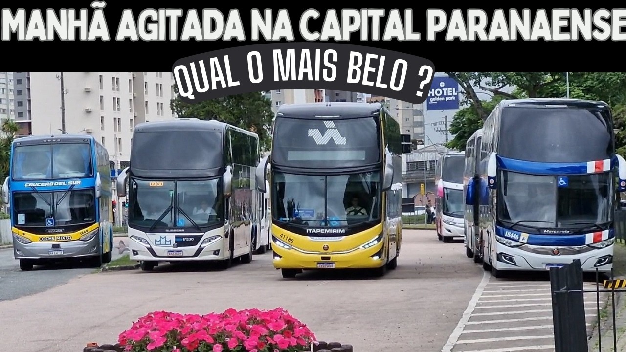 NOVA ITAPEMIRIM DOMINANDO A RODOFERROVIARIA DE CURITIBA? | CATARINENSE, PENHA, GARCIA, GRACIOSA