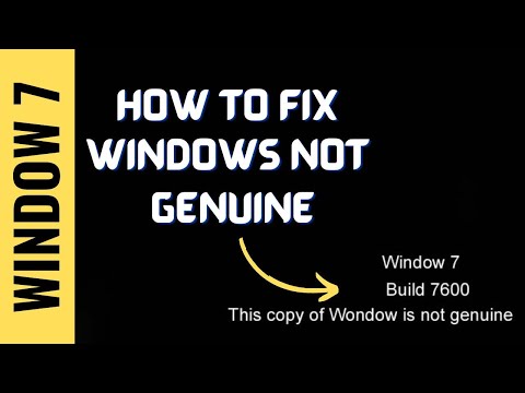 How to Fix Windows is Not Genuine | Remove Build 7601/7600 | 100 Working Windows 7/8/10 | 2022