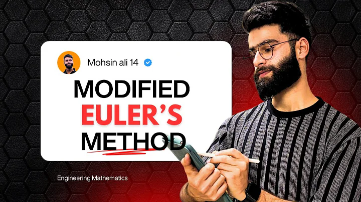 Modified Euler’s Method | Engineering Mathematics | Step-by-Step Explanation with Example
