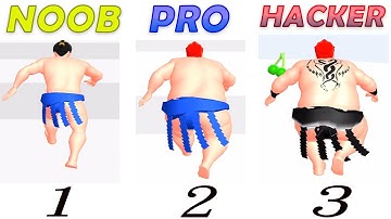 NOOB vs PRO vs HACKER in Sumo Fight 3D