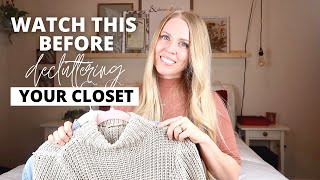 LifeChanging Steps to A Decluttered Closet | Minimize Your Wardrobe FOR GOOD