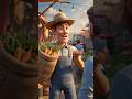 “Hardworking Farmer Story 🌱 | Inspirational Farming Cartoon | Kids Moral Story in Hindi