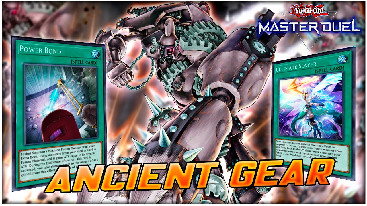 This Cards Makes an Ancient Gear Deck Even Better! Ancient Gear Dark ...