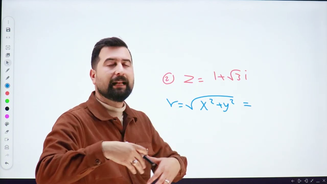 رياضيات تجميع وصيانه الحاسوب / الصيغه القطبية