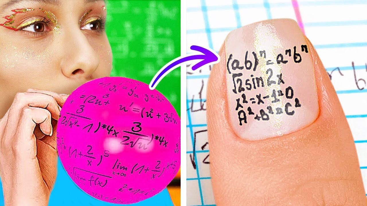 DIY ART HACKS AND TRICKS || Genius School Hacks Every Student Needs To ...