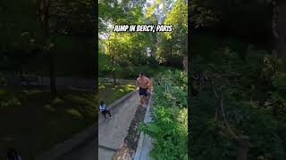 Stride jump #shorts #youtube #parkour #paris #stuntman #bercy #360cam #pov #parkourlife #jump
