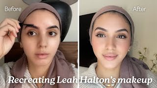 Recreating Leah Halton’s iconic makeup tutorial