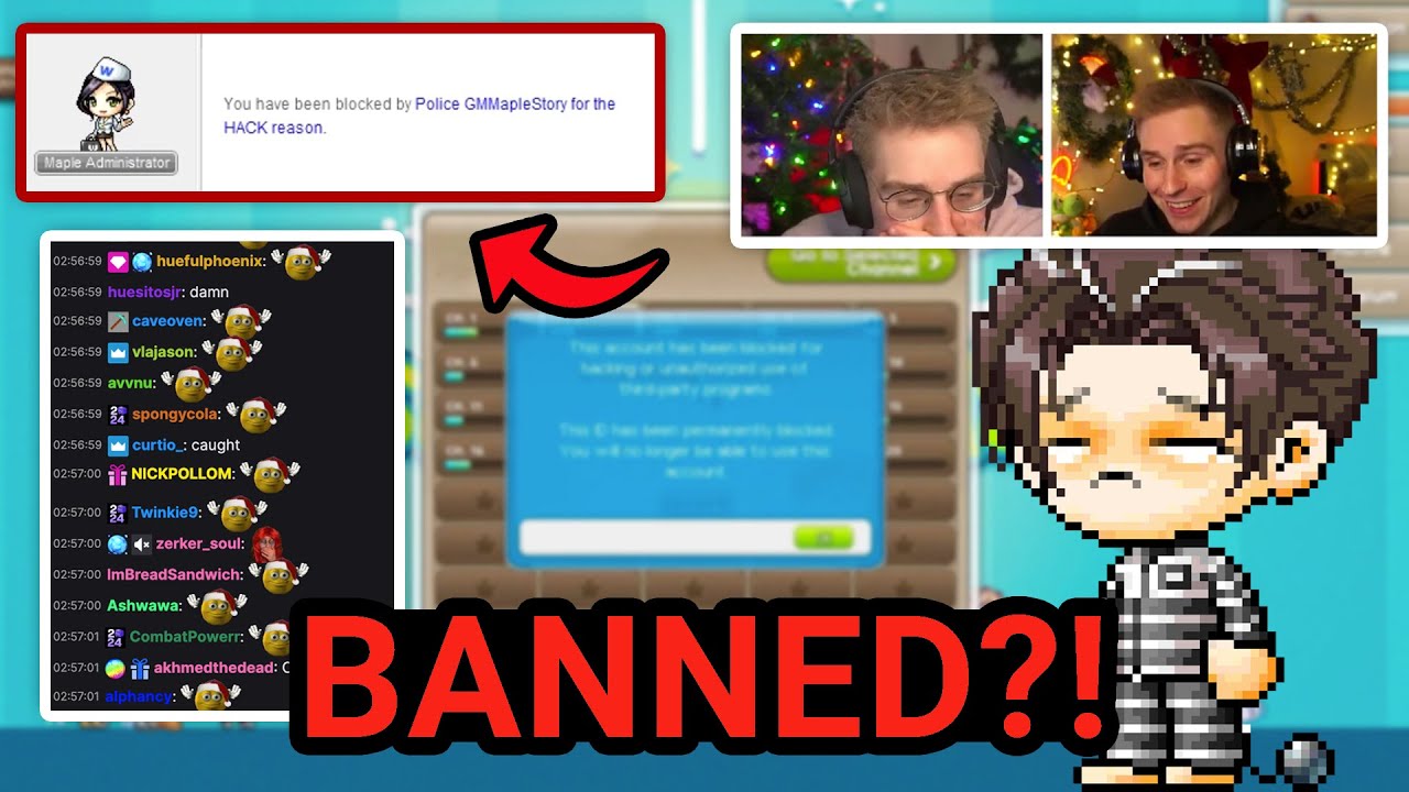 Стримеров MapleStory забанили в прямом эфире на Twitch?! | Еженедельные клипы MapleStory #16