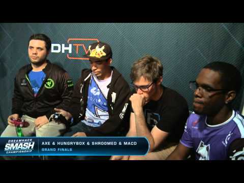Tempo Axe + Liquid`Hungrybox Vs. Fe MacD + WFX Shroomed - Doubles Grand Finals - Melee DHW15