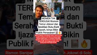 Rismon Temui Jokowi, Serahkan Buku Bukti Ijazah! Isinya Bikin Heboh #shorts #viralvideo