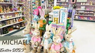 MICHAELS| 💕BROWSE WITH ME EASTER 🐣| WHATS NEW AT MY STORE??🐇💜💗💛💚 #Michaels #easter #decor