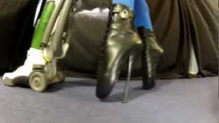 hoovering in high heels 03