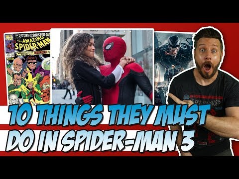 10 Things They Must Do With MCU Spider-Man 3!