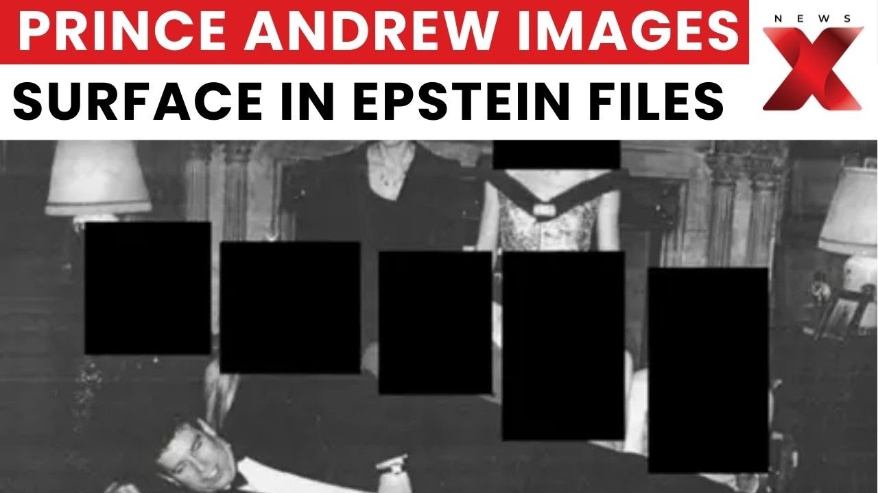 Epstein Files: Photos Show Prince Andrew With Woman, Faces Redacted | NewsX