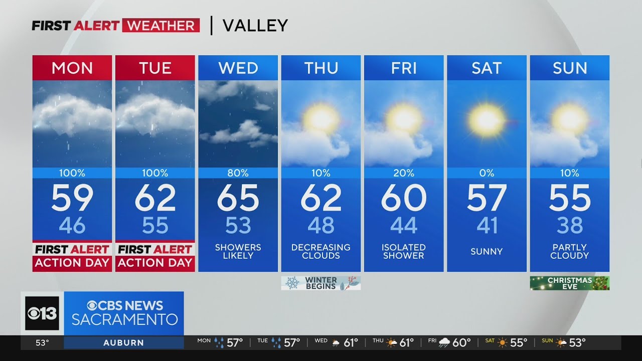Monday afternoon weather forecast - Dec. 18, 2023 - YouTube
