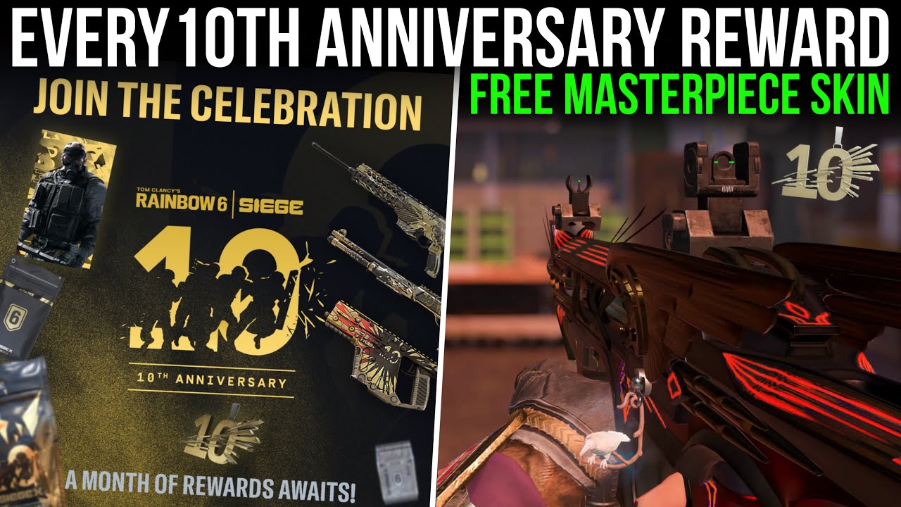 *DON'T MISS* EVERY FREE 10th Anniversary Reward! (Guide) - Rainbow Six ...