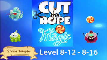 Cut the Rope Magic Tree Village (Baumdorf) Level 8-12 - 8-16 3 stars walkthrough [HD]