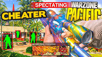 Warzone SPECTATING CHEATER in Caldera! Anti Cheat NOT WORKING!
