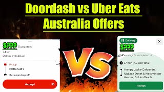 Sunday Morning Doordash vs Uber Eats Australia  Lets Compare Offers