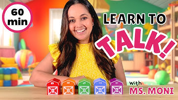 Learn To Talk | Play, Toys, Colours, Animals, Counting & New Words | Toddler Learning with Ms Moni