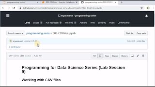 Lab - Working with CSV file type (PL009 by Myanmar Data Science)
