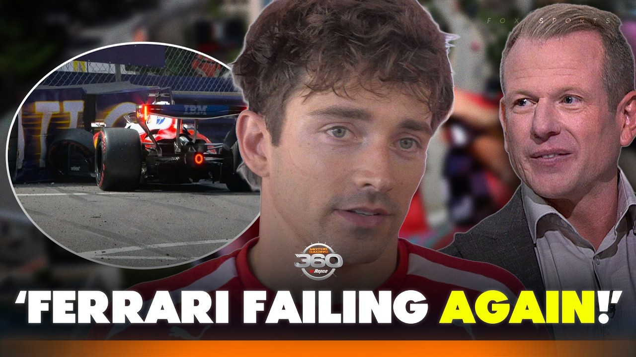 “I LOOK LIKE AN IDIOT” 🤬 Charles Leclerc sprays team after chaotic F1 crash in Monaco | Motor 360