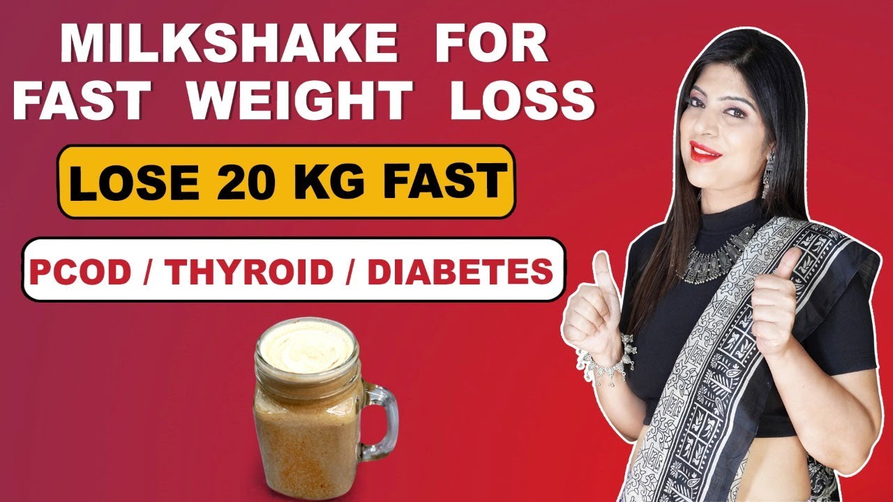 Milk Shake Recipe For Fast Weight Loss In Hindi Weight Loss Milk Shake