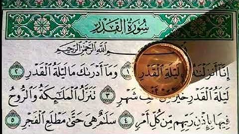 سورة القدر : عبد الرؤوف أحمد نعناع .