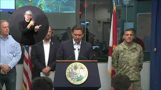 LIVE: DeSantis at the State Emergency Operations Center
