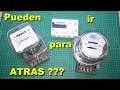 Medidor electrico, pueden ir para atras? se puede descontar consumo?