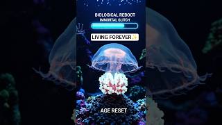 Immortal" Life Glitch 🪼✨ #shorts #3danimation #unlockedailab #science #biologyexplained #facts