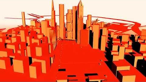 3d City Fm Logo animation