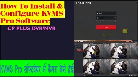 KVMS Pro installation & configuration How to add DVR NVR #cpplus #cms #dahua #hikvision #cms