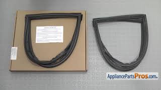 Compatible French Door Refrigerator Gasket – Black, Replaces W11368721 (39-3/8" X 17-1/2")