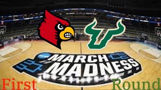 Louisville VS USF First Round : NCAA March Madness Simulation