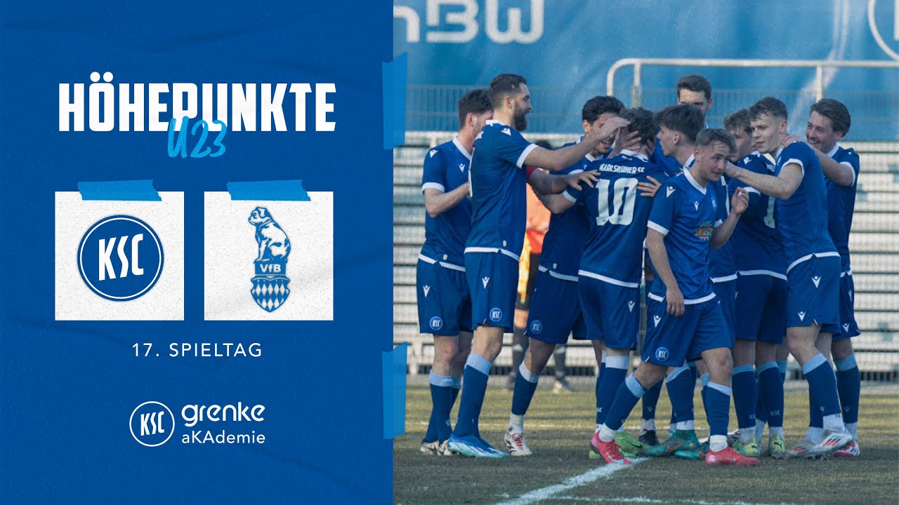 Höhepunkte KSC U23 - VfB Bretten