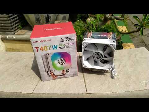 UNBOXING CPU COOLER AbkoNCore T407w - INDONESIA #ABKONCORE #CPUCOOLER #FANPROCESSOR
