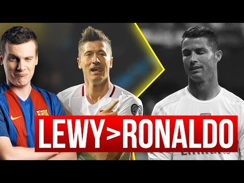 LEWANDOWSKI jest lepszy od RONALDO - 10 POWODÓW