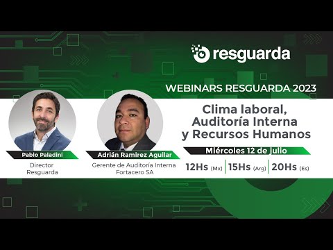 "Clima laboral, Auditoría interna y Recursos Humanos"