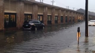 Raw: Hurricane Matthew Lashes South Carolina