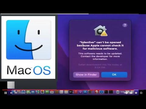 [Fixed] can't be opened because Apple cannot check it for malicious software in MacOS