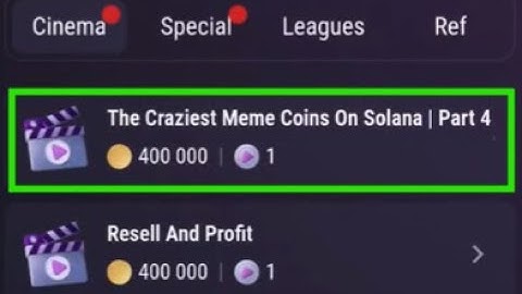 The Craziest Meme Coins on Solana | Part 4 | TapSwap Code | The Craziest Meme Coins on Solana | Part