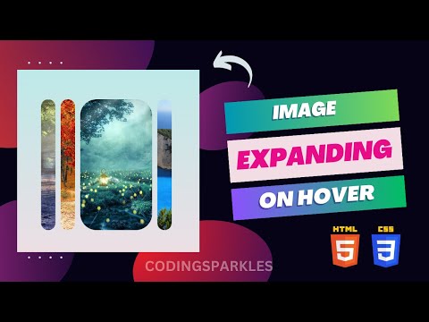 Image expanding on hover | HTML CSS | CSS flexbox