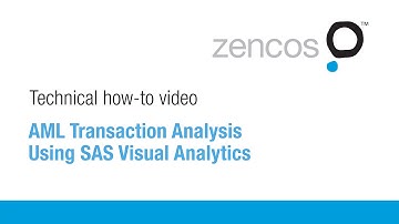 AML Transaction Analysis Using SAS Visual Analytics